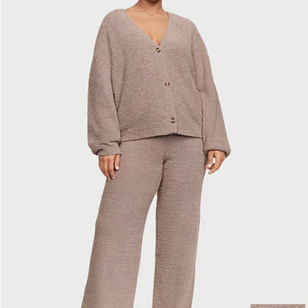 Cozy Knit Lounge Set in Taupe